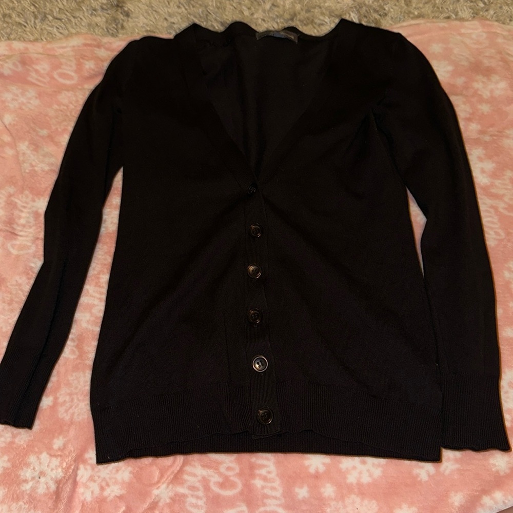 black sweater